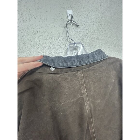 Carhartt C61 DKB Sherpa-Lined Work Coat Jacket Men’s 4XL Dark Brown Duck Chore - Picture 11 of 15